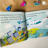  Sách song ngữ cho bé 0-6 tuổi - Bé yêu kỹ thuật hàng không vũ trụ 