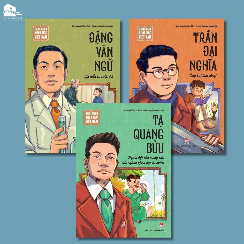  Sách - Bộ truyện Danh nhân khoa học Việt Nam 