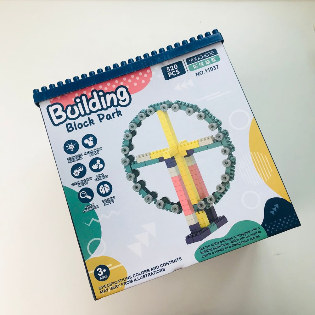  Đồ chơi - Hộp xếp hình Lego 520 chi tiết cho bé sáng tạo 