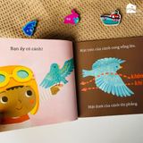  Sách song ngữ cho bé 0-6 tuổi - Bé yêu kỹ thuật hàng không vũ trụ 