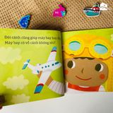  Sách song ngữ cho bé 0-6 tuổi - Bé yêu kỹ thuật hàng không vũ trụ 