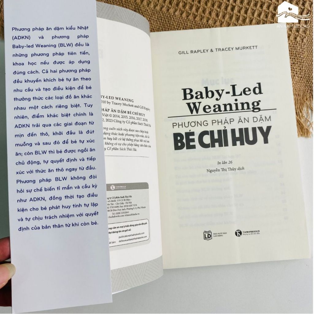  Sách - Phương pháp ăn dặm bé chỉ huy - Tái bản 