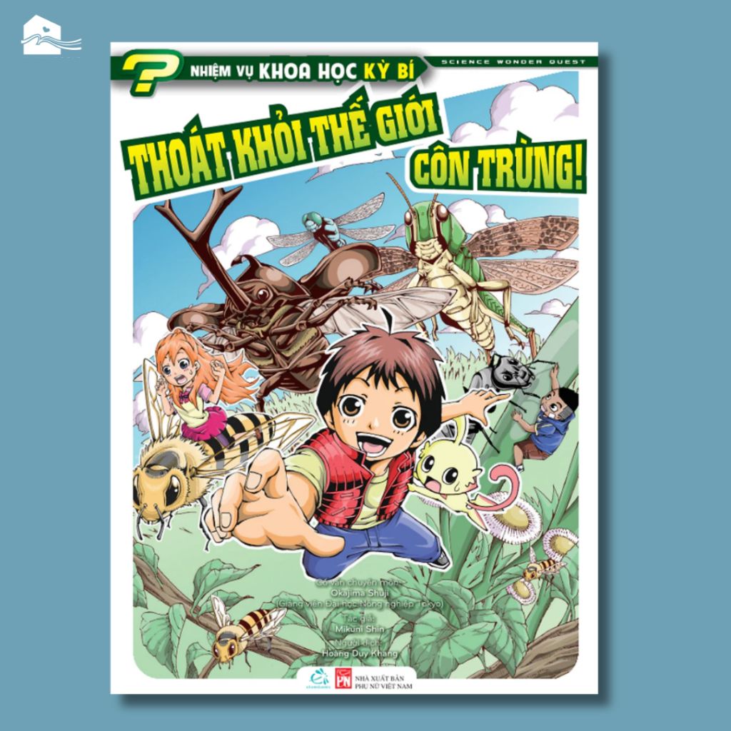  Sách - Nhiệm vụ khoa học kỳ bí tập 1: Thoát khỏi thế giới côn trùng 