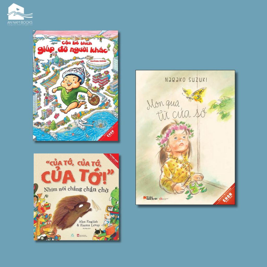  Sách cho bé 2-6 tuổi - Combo 3 cuốn Giúp các bé thích chia sẻ và giúp đỡ 