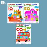  Sách - Sticker thần kỳ phát triển IQ - EQ - CQ 