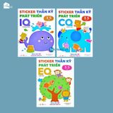 Sách - Sticker thần kỳ phát triển IQ - EQ - CQ 