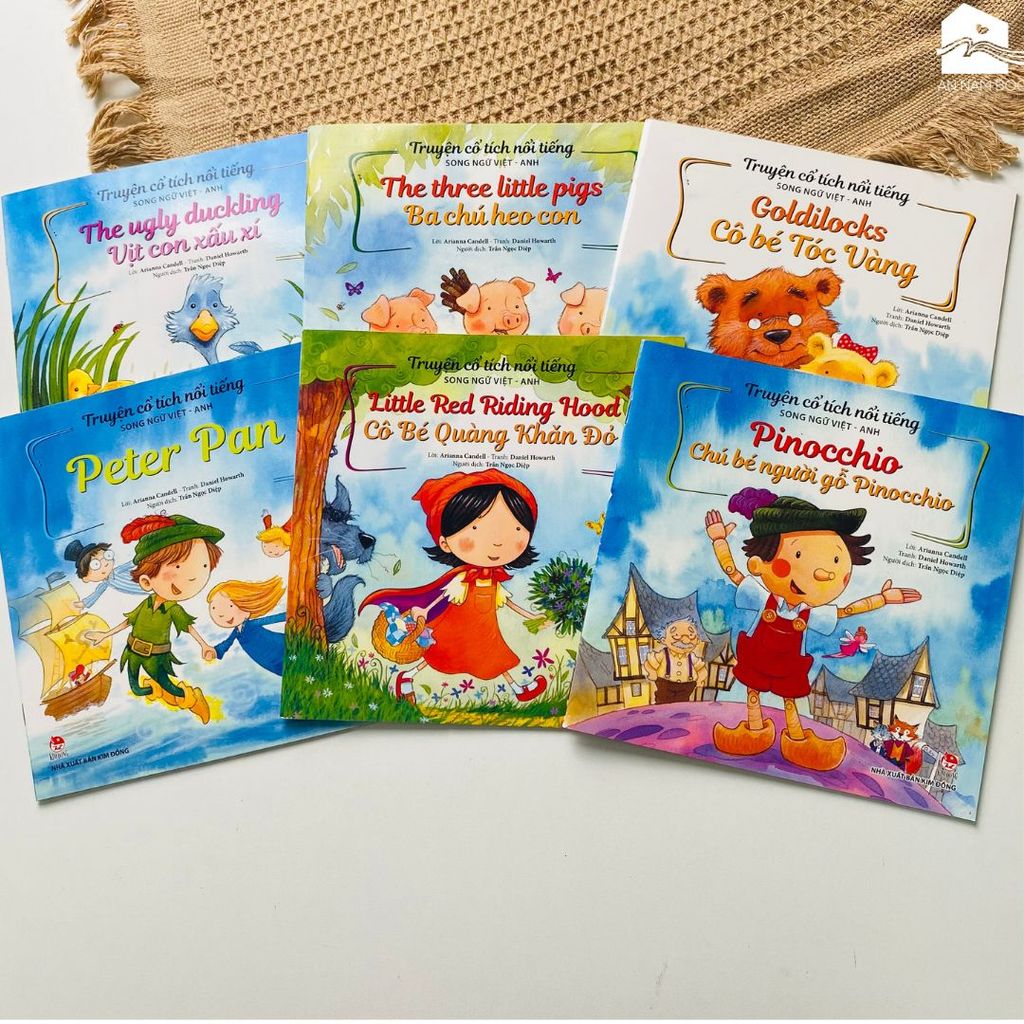  Sách - Truyện cổ tích nổi tiếng - Song ngữ Việt - Anh - Phần 1 