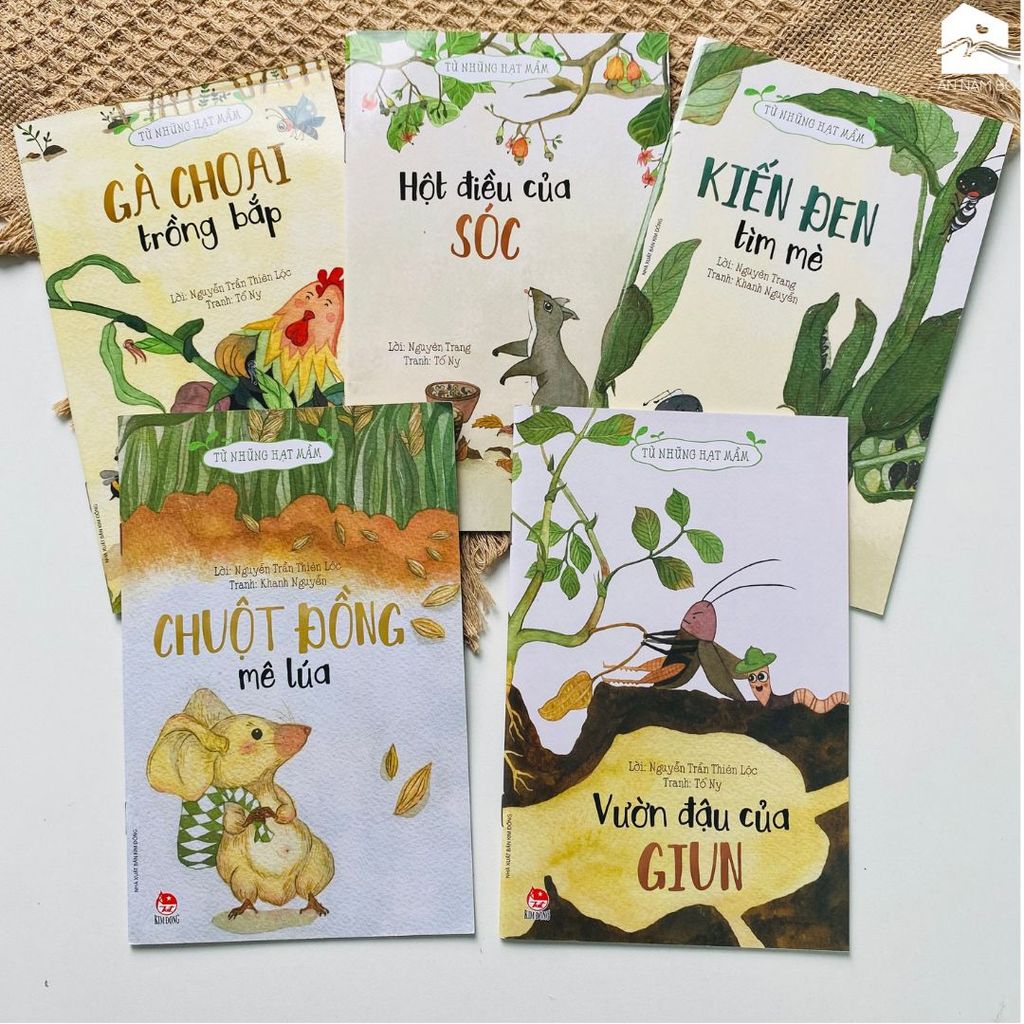  Sách - Bộ truyện thơ Từ những hạt mầm (Combo 5 cuốn) - Tái bản 