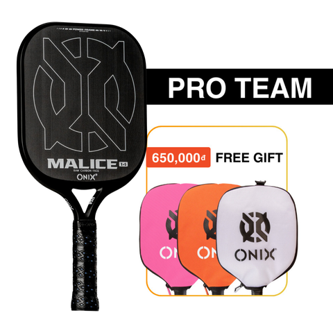  Vợt Pickleball, MALICE OPEN THROAT Raw Carbon 