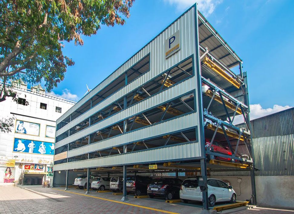  Hệ thống đỗ xe thông minh dạng Xếp hình - Puzzle Parking System 