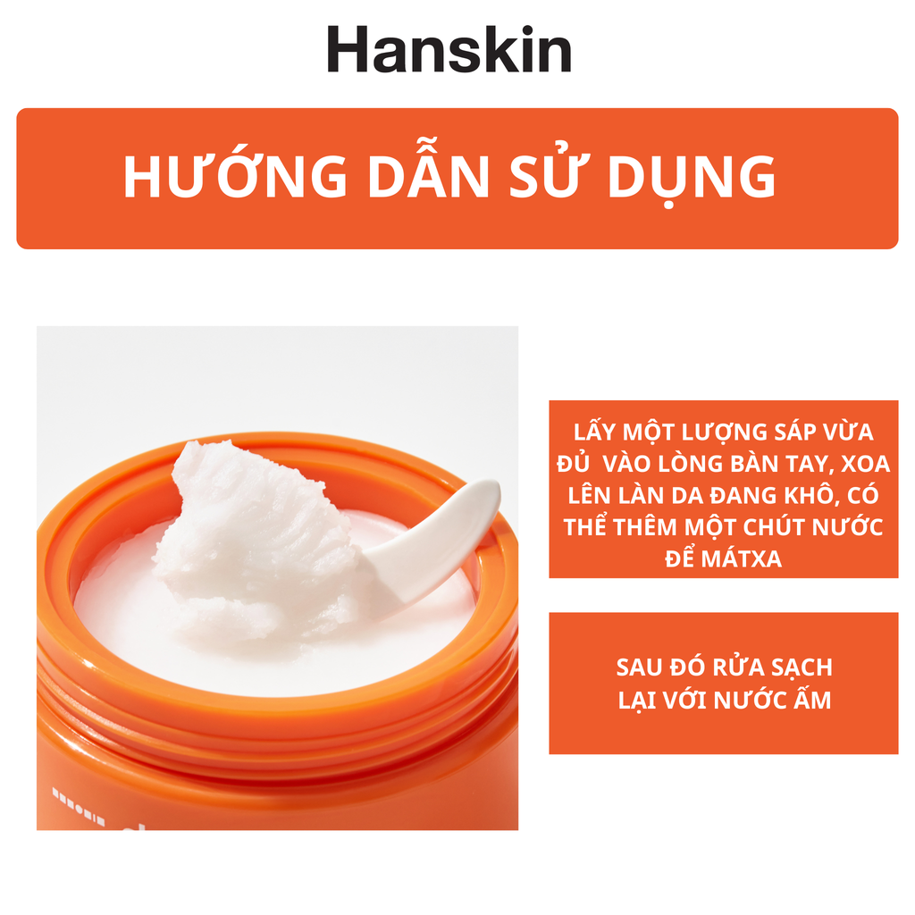 Sáp Tẩy Trang Dành Cho Da Khô HANSKIN PORE CLEANSING BALM AHA 80g