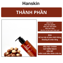 Dầu Tẩy Trang Tẩy Tế Bào Chết Dành Cho Da Dầu - HANSKIN PORE CLEANSING OIL BHA 300ml