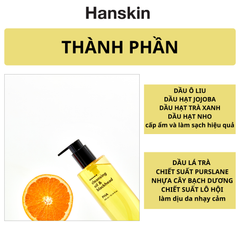 Dầu Tẩy Trang Cho Da Nhạy Cảm HANSKIN PORE CLEANSING OIL PHA 300ml