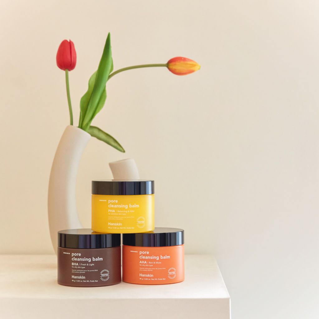 Sáp Tẩy Trang Dành Cho Da Khô HANSKIN PORE CLEANSING BALM AHA 80g