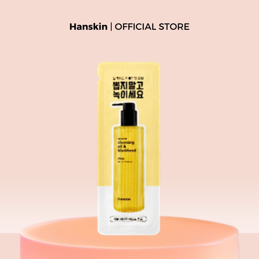 [QT] Combo 1 Sample Toner Pad, 5 Sample dầu tẩy trang PHA 3ml, 1 túi đựng mỹ phẩm PVC