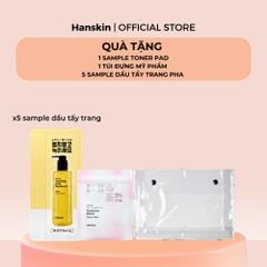 [QT] Combo 1 Sample Toner Pad, 5 Sample dầu tẩy trang PHA 3ml, 1 túi đựng mỹ phẩm PVC
