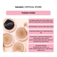 Phấn Nước Trang Điểm Hanskin Blemish Cover Conceal Cushion Semi-Matte N21(+Refill)