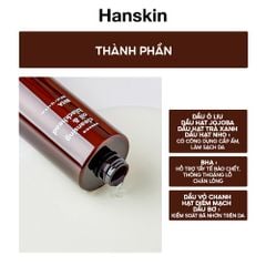 Dầu Tẩy Trang Sạch Sâu Ẩm Mịn Hanskin AHA BHA PHA 30ml