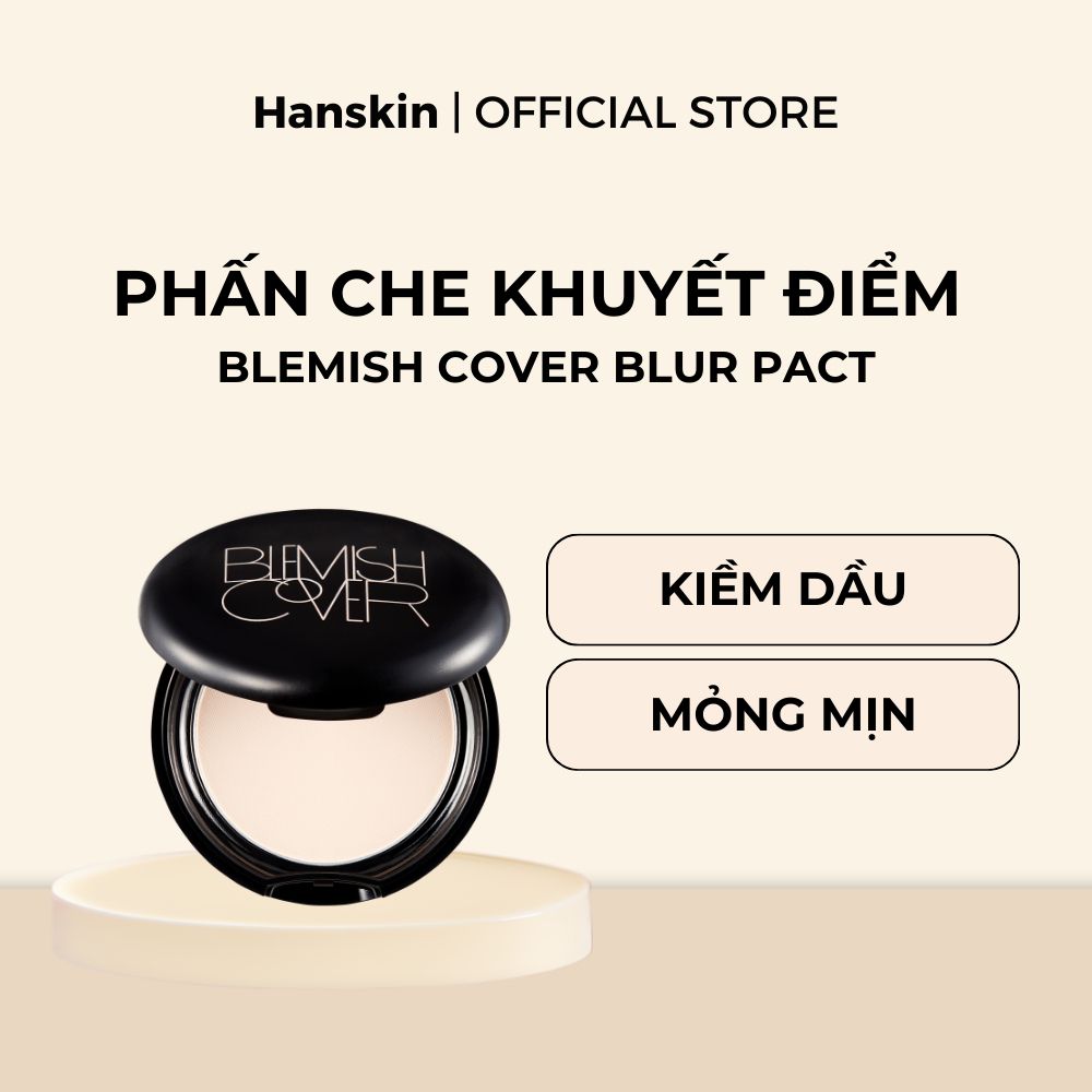 Phấn Che Phủ Mỏng Nhẹ Kiềm Dầu BLEMISH COVER BLUR PACT 9g