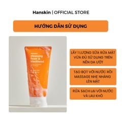 Sữa Rửa Mặt Hanskin Cleansing Foam Blackhead 120ml