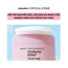 Combo Toner Pad Cấp Ẩm Làm Dịu Da Hanskin & Phấn Nước Trang Điểm Hanskin Nudi-Thin Cover Cushion N01 Pure Cream
