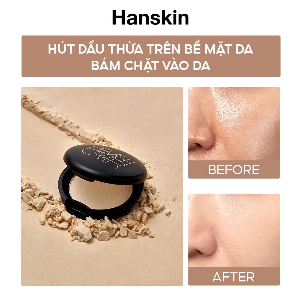 Combo Phấn Nước Trang Điểm Hanskin Nudi Thin Cover Cushion & Phấn Che Khuyết Điểm Hanskin Blemish Cover