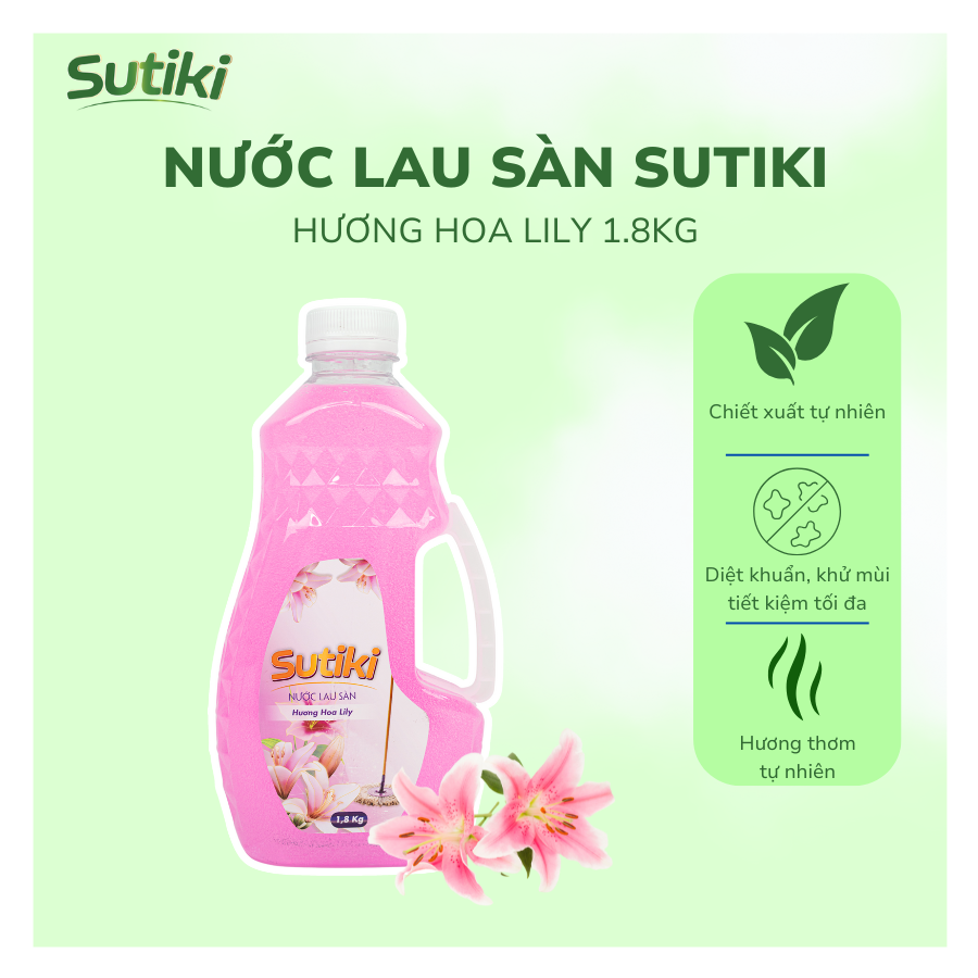 Nước Lau Sàn SUTIKI Hương Lily
