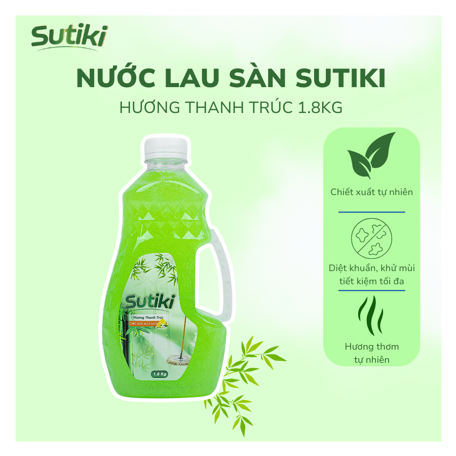 Nước lau sàn Sutiki hương thanh trúc