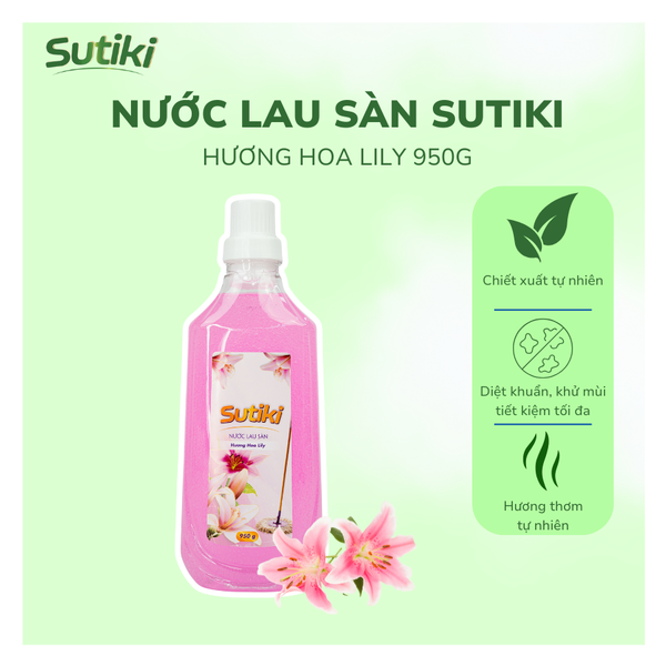 Nước Lau Sàn SUTIKI Hương Lily