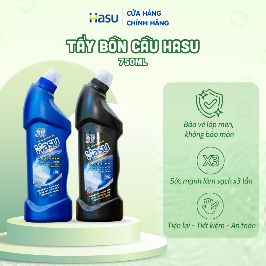 Nước tẩy bồn cầu Hasu 750ml