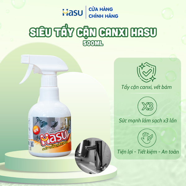 Siêu Tẩy Cặn Canxi Hasu 500ml