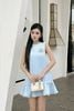 Đầm dạ ngắn dáng suông dễ thương