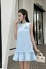 Đầm dạ ngắn dáng suông dễ thương