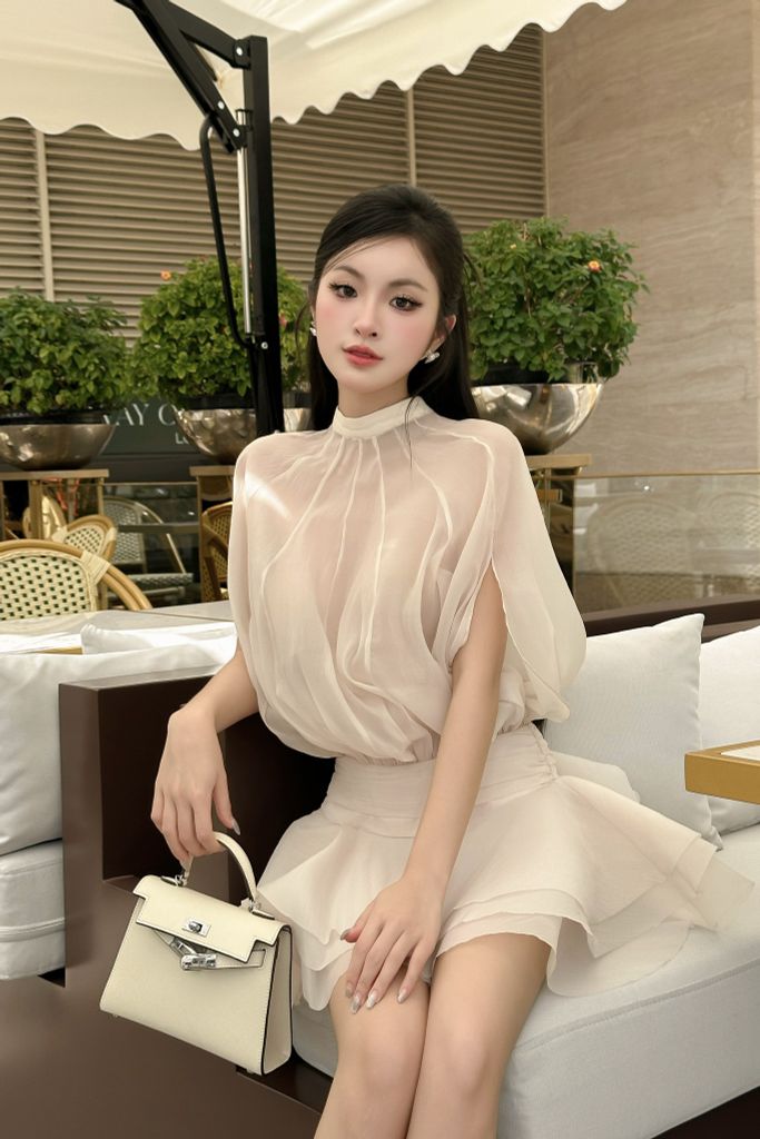 Đầm bồng dáng xoè