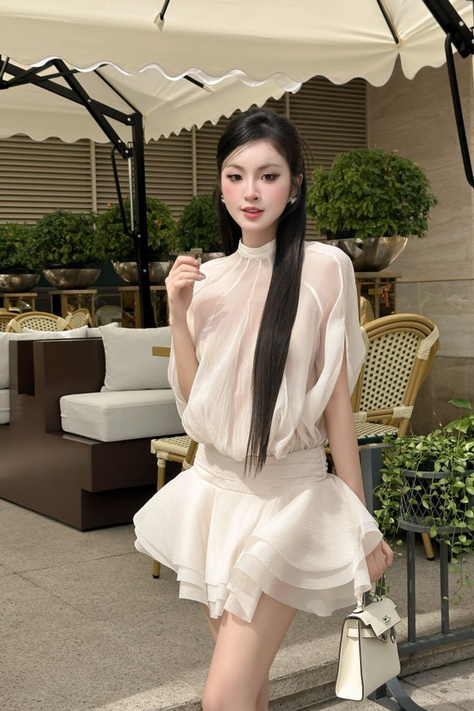Đầm bồng dáng xoè