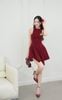 Đầm xoè tà nhọn đính khoen