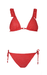 Sorrento Red Polka Dot bikini bottom