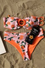 Firenze orange reversible Top
