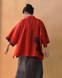  Kimono Linen Bã Trầu 