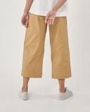  Quần lửng Khaki ống suông - Nữ 