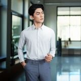  Áo Sơ Mi Sọc Xanh Rêu 