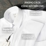  Áo Sơ Mi Trắng Tay Dài 