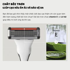 Dao cạo 5 lưỡi Lazy Society 5 Flexble Razor
