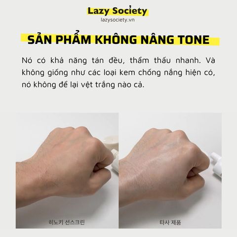 Kem chống nắng Lazy Society Hinoki (SPF 50+/PA+++) 50ml
