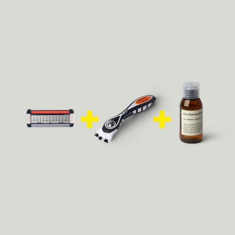 Combo Lazy Society cạo râu tiện lợi - Starter kit, All-in-one Face Solution 150ml