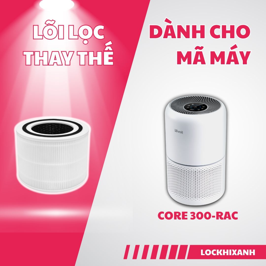 Filtre HEPA Rechange LEVOIT Core 300/300s/P350 - Anti-Odeurs Et Allergènes