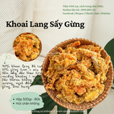 Khoai Lang Dẻo Sấy Gừng | 500 | Đặc sản Đà Lạt