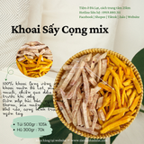 Khoai Sấy Cọng Mix Vàng + Môn | 300-500 | Đặc sản Đà Lạt