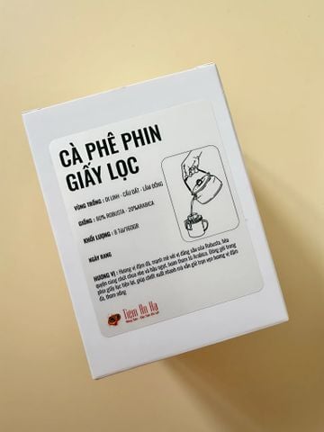 Cà Phê Phin Giấy Lọc - Nguyên chất Rang mộc | Đặc sản Đà Lạt