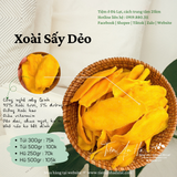 Xoài Sấy Dẻo [sấy lạnh] | 250-300-500 | Đặc sản Đà Lạt